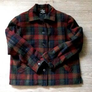 Vintage Plaid Chore Jacket